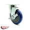 Service Caster Universal Kitchen Caster - 5" Blue Poly Wheel - Swivel w/Brake SCC-20S514-PPUB-BLUE-TLB-TPU1 - alternate 3
